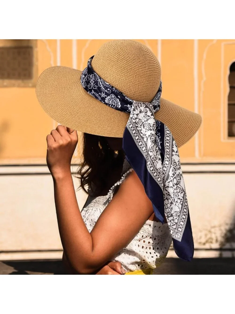 Silk Feel Head Scarves for Women | 4PCS Satin Hair Wraps & Bandanas for Travel